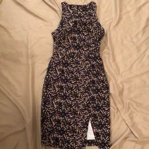 Black with floral print. Banana Republic. Size 0